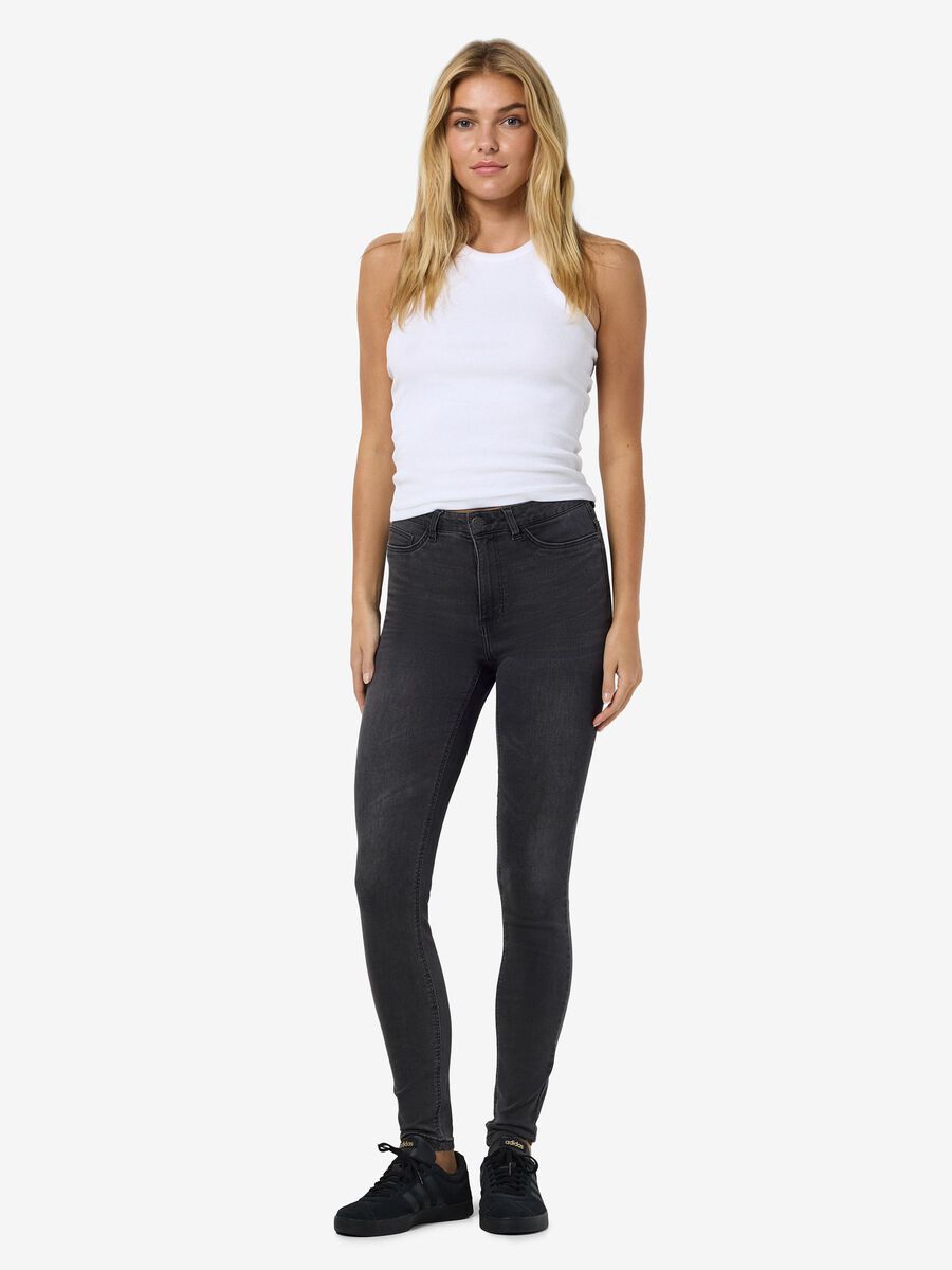Noisy May NMCALLIE JEAN SKINNY, Medium Grey Denim, highres - 27031757_MediumGreyDenim_004.jpg