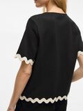 VILA VICALISA SCOLLO ROTONDO TOP A MANICHE CORTE, Black Beauty, highres - 14106763_BlackBeauty_1184007_006.jpg