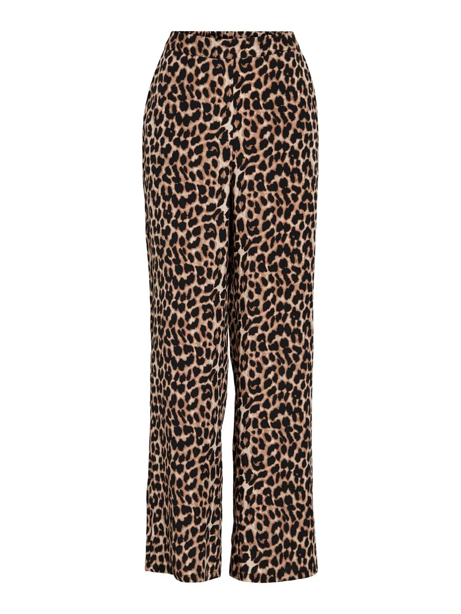 VILA VILIOPANA LEOPARD PRINT TROUSERS, Brazzilian Sand, highres - 14105562_BrazzilianSand_1174575_001.jpg