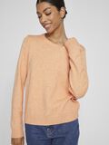 Vila ROUND NECK KNITTED PULLOVER, Shell Coral, highres - 14054177_ShellCoral_972274_007.jpg