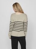 VILA V-NECK KNITTED PULLOVER, Feather Gray, highres - 14094190_FeatherGray_1108644_004.jpg