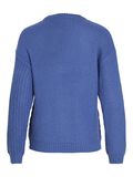 Vila DETAILED KNITTED PULLOVER, Federal Blue, highres - 14082782_FederalBlue_002.jpg