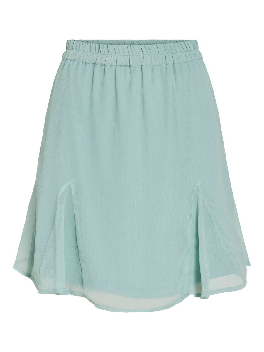 VILA HIGH WAISTED MINI SKIRT, Blue Surf, highres - 14071753_BlueSurf_001.jpg