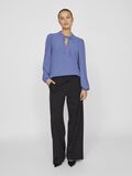 VILA V-NECK LONG SLEEVED TOP, Bijou Blue, highres - 14101709_BijouBlue_005.jpg