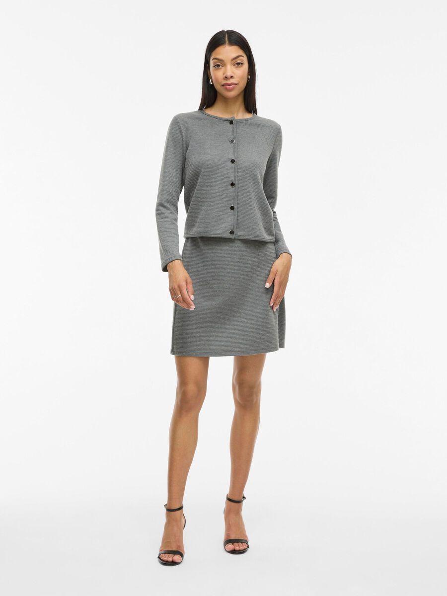 Carousel image - MINI SUKNĚ, Medium Grey Melange | 4