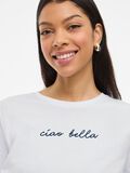 VILA VIAMUR BAUMWOLL T-SHIRT, Optical Snow, highres - 14111208_OpticalSnow_1229637_006.jpg