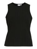 VILA RIBBED TANK TOP, Black, highres - 14089286_Black_001.jpg