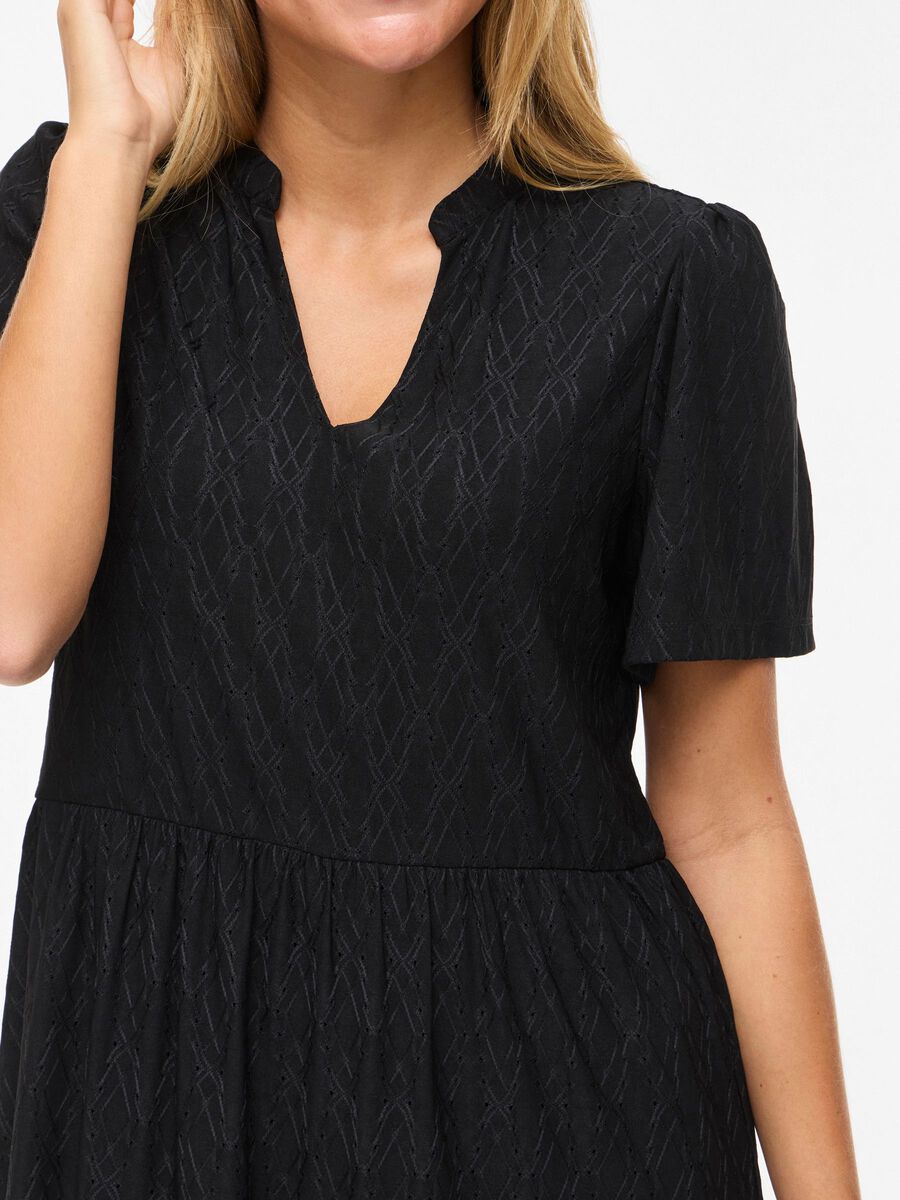 Carousel image - VIBELLI SHORT SLEEVED SHORT DRESS, Black Beauty | 5