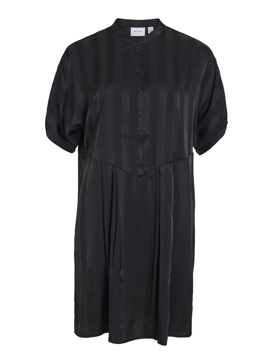 Vila SHORT SLEEVED  SHORT DRESS, Black, highres - 14103585_Black_001.jpg