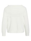 VILA À ÉPAULES DÉNUDÉES PULL EN MAILLE, Cloud Dancer, highres - 14105978_CloudDancer_002.jpg