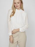 VILA HIGH NECK LONG SLEEVED BLOUSE, Snow White, highres - 14103234_SnowWhite_007.jpg