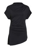 Product image thumbnail - VIMIRANDA HIGH NECK SHORT SLEEVED TOP, Black | 6