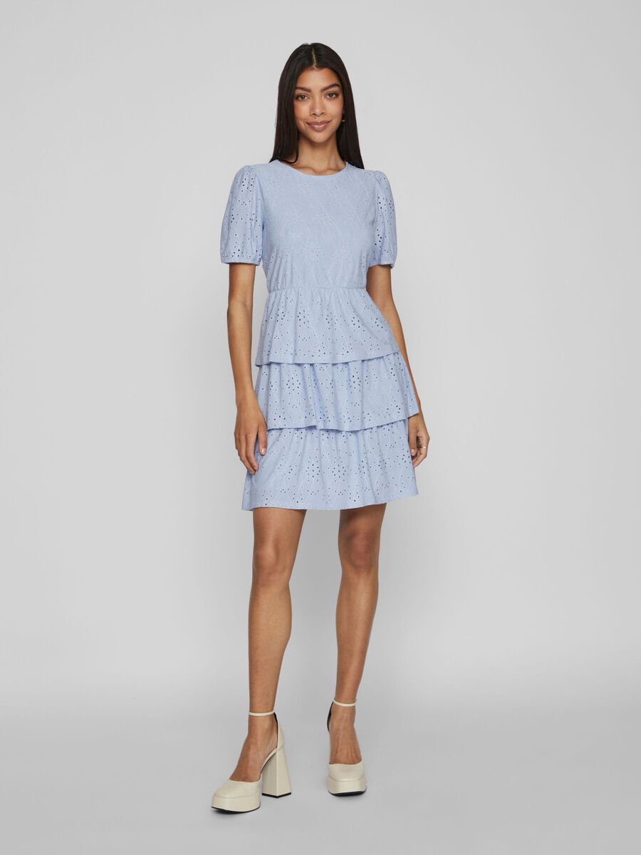 Vila LAYERED SHORT DRESS, Kentucky Blue, highres - 14085839_KentuckyBlue_003.jpg