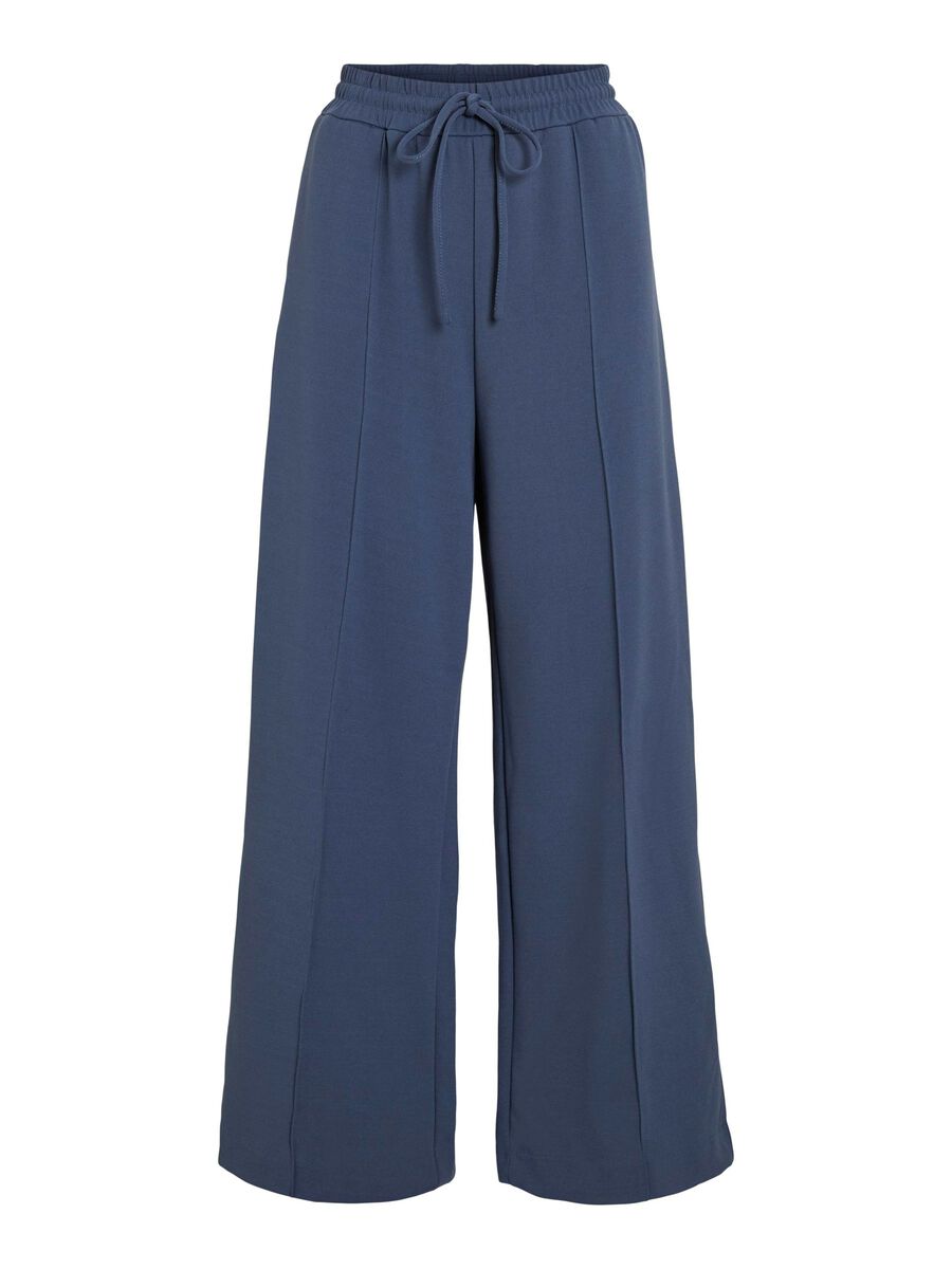 VILA VICLUA HIGH WAIST HOSE MIT WEITEM BEIN, Vintage Indigo, highres - 14095436_VintageIndigo_001.jpg