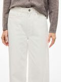 Product image thumbnail - VIFREYA HIGH-WAIST WIDE FIT JEANS, Cloud Dancer | 3