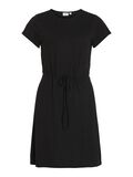 Vila TIE WAIST SHORT DRESS, Black, highres - 14085170_Black_001.jpg