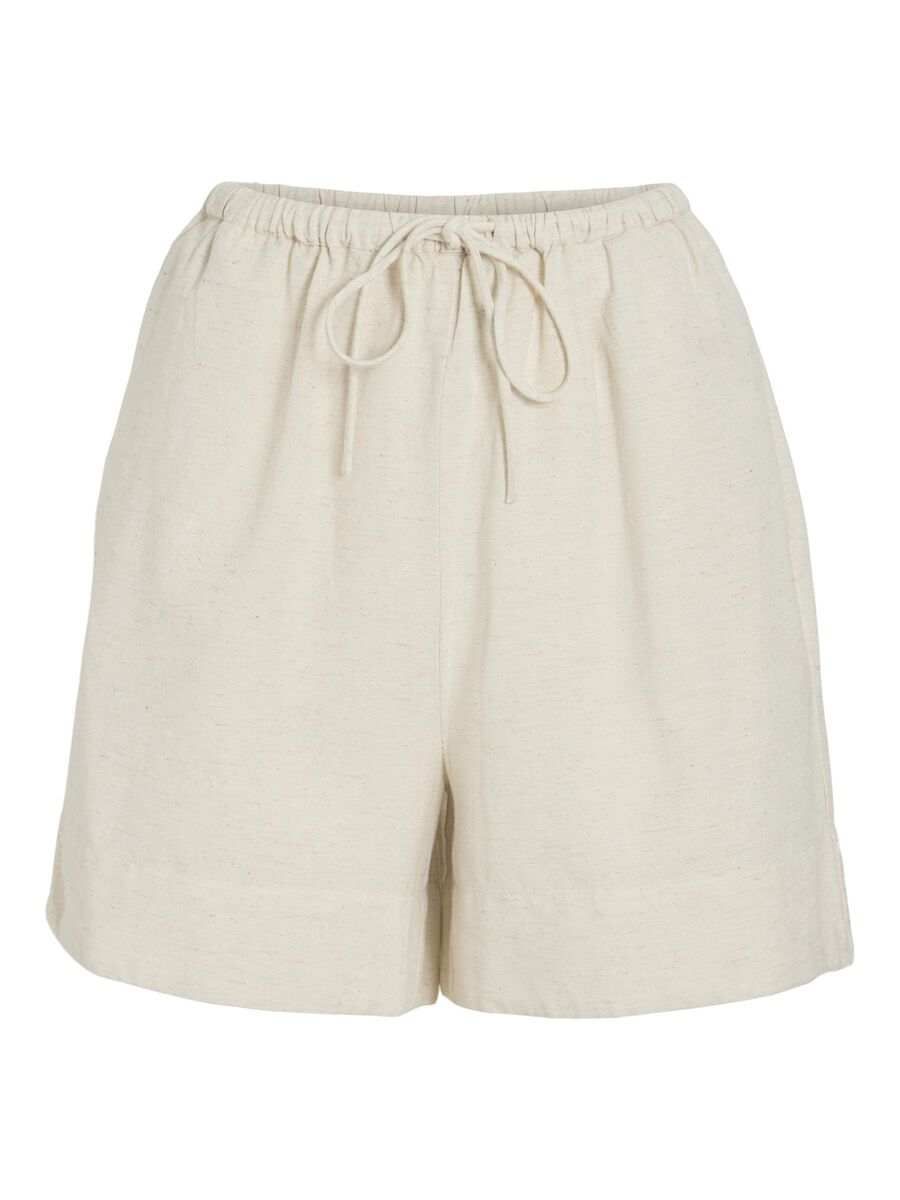 VILA TAILLE MI-HAUTE SHORT, Super Light Natural Melan, highres - 14104794_SuperLightNaturalMelan_001.jpg