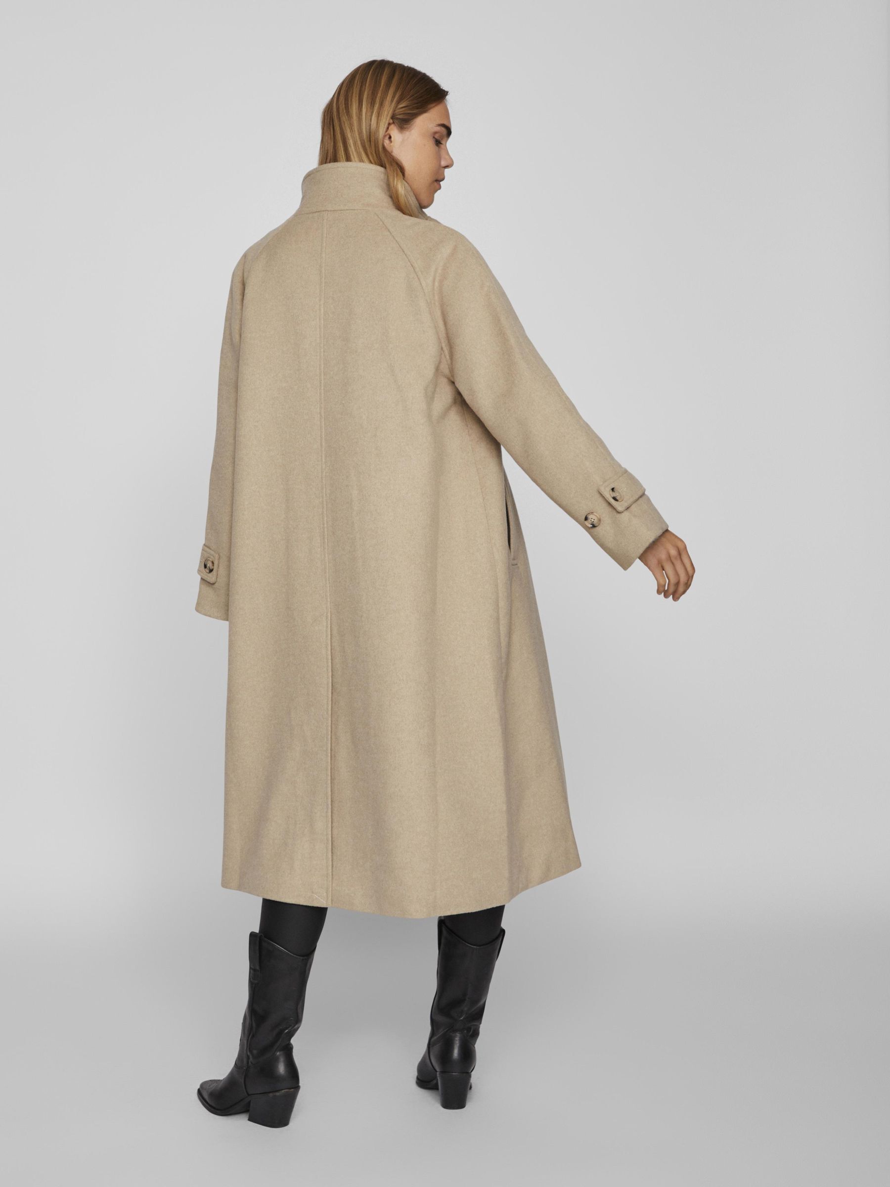 Vila discount wool coat
