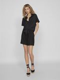 Vila FRONT KNOT CAMICIA A MANICHE CORTE, Black Beauty, highres - 14096244_BlackBeauty_005.jpg