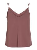 VILA VIMATHILDE V-HALS TOPP MED STROPPER, Rose Brown, highres - 14109689_RoseBrown_001.jpg