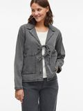 VILA VIKIKI TIE FRONT DENIM JACKET, Dark Grey Denim, highres - 14105646_DarkGreyDenim_007.jpg