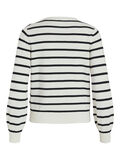 Vila STRIPED KNITTED PULLOVER, White Alyssum, highres - 14080432_WhiteAlyssum_982515_002.jpg