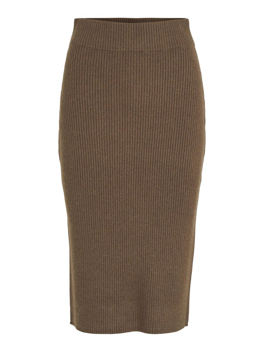 VILA KNITTED PENCIL SKIRT, Crocodile, highres - 14071794_Crocodile_958898_001.jpg