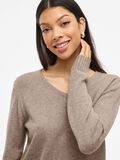 VILA VIRIL V-AUSSCHNITT STRICKPULLOVER, Falcon, highres - 14042769_Falcon_585010_006.jpg