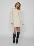 Vila LONG SLEEVE KNITTED DRESS, Super Light Natural Melan, highres - 14087906_SuperLightNaturalMelan_005.jpg