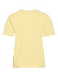 VILA VINORA ROUND NECK T-SHIRT, Pale Banana, highres - 14103448_PaleBanana_002.jpg