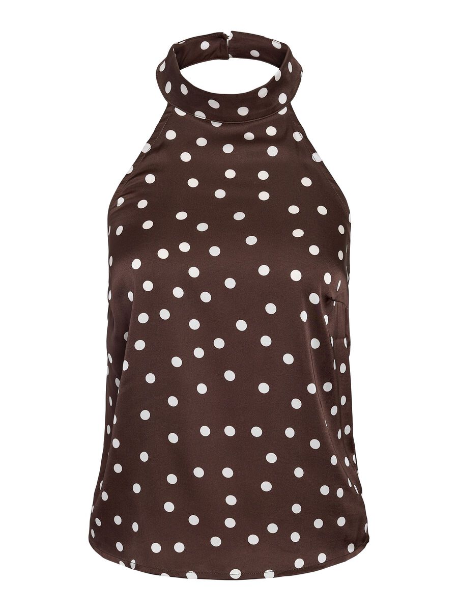 Carousel image - DEKOLT AMERYKAŃSKI TOP, Chocolate Brown | 7