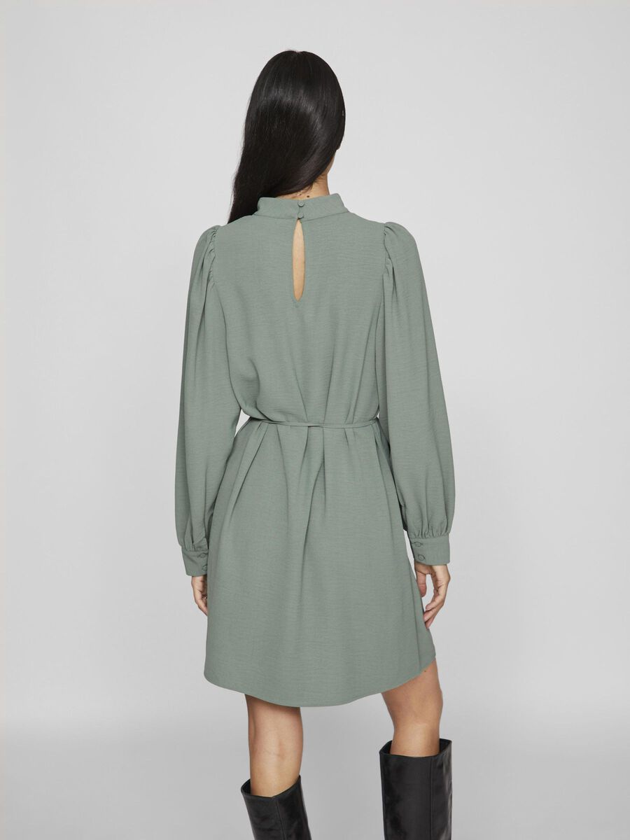VILA HIGH NECK MINIKLEID, Laurel Wreath, highres - 14104002_LaurelWreath_004.jpg