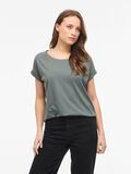 Product image thumbnail - VIDREAMERS - ENCOLURE RONDE T-SHIRT, Balsam Green | 1
