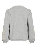 VILA LANGERMET SWEATSHIRT, Light Grey Melange, highres - 14110168_LightGreyMelange_1220075_002.jpg