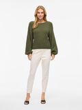 VILA BALLOON SLEEVED KNITTED JUMPER, Capulet Olive, highres - 14087558_CapuletOlive_005.jpg