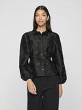 VILA LONG SLEEVED SHIRT, Black, highres - 14106287_Black_003.jpg