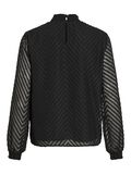 VILA HIGH NECK LONG SLEEVED BLOUSE, Black, highres - 14103234_Black_002.jpg