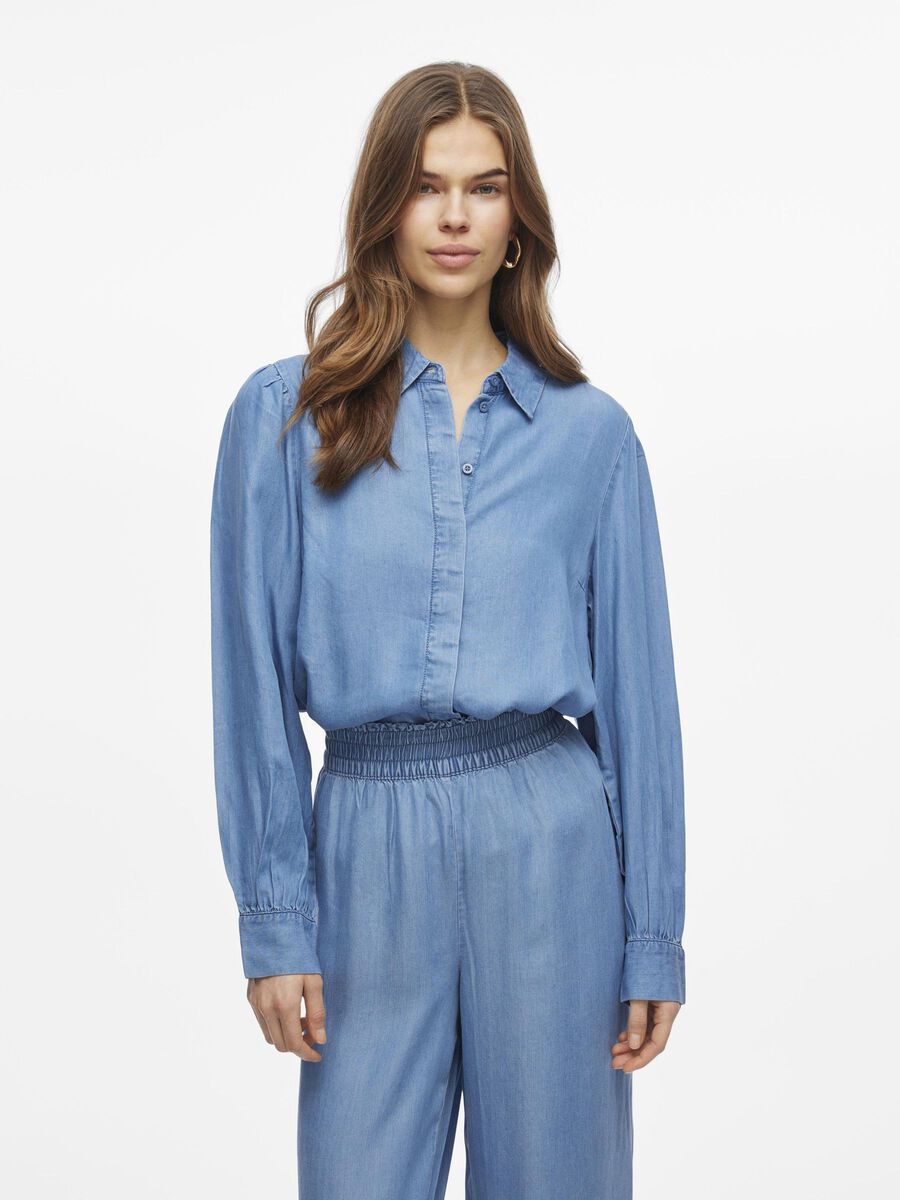 VILA DENIM SHIRT, Light Blue Denim, highres - 14104536_LightBlueDenim_003.jpg