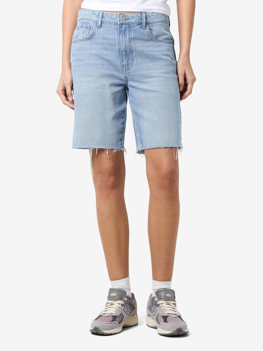 Noisy May NMHOLLA SHORTS EN JEAN, Light Blue Denim, highres - 27033663_LightBlueDenim_003.jpg
