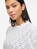 Vila EMBROIDERED SHORT SLEEVED TOP, Optical Snow, highres - 14070251_OpticalSnow_007.jpg