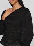 VILA SCOLLO ROTONDO TOP A MANICHE LUNGHE, Black, highres - 14109892_Black_006.jpg