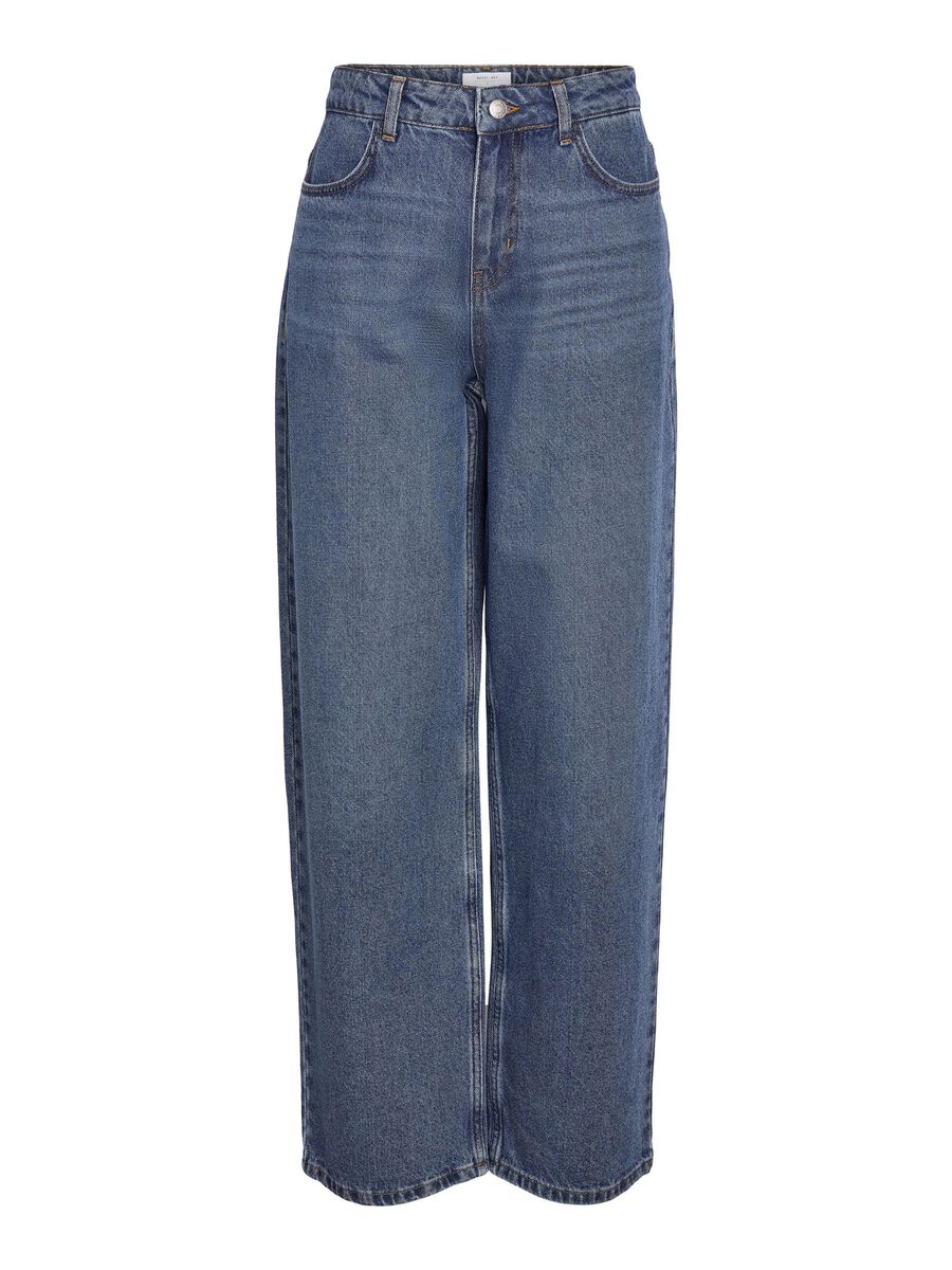 Noisy May NMALEXA LOOSE-FIT JEANS, Medium Blue Denim, highres - 27034404_MediumBlueDenim_001.jpg