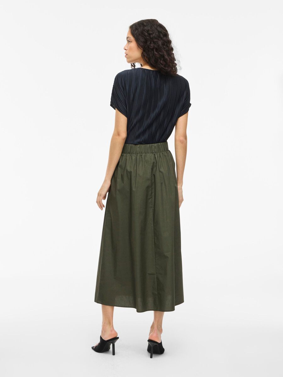 VILA VISOPHIE HIGH WAIST MAXI SKIRT, Deep Depths, highres - 14107840_DeepDepths_004.jpg