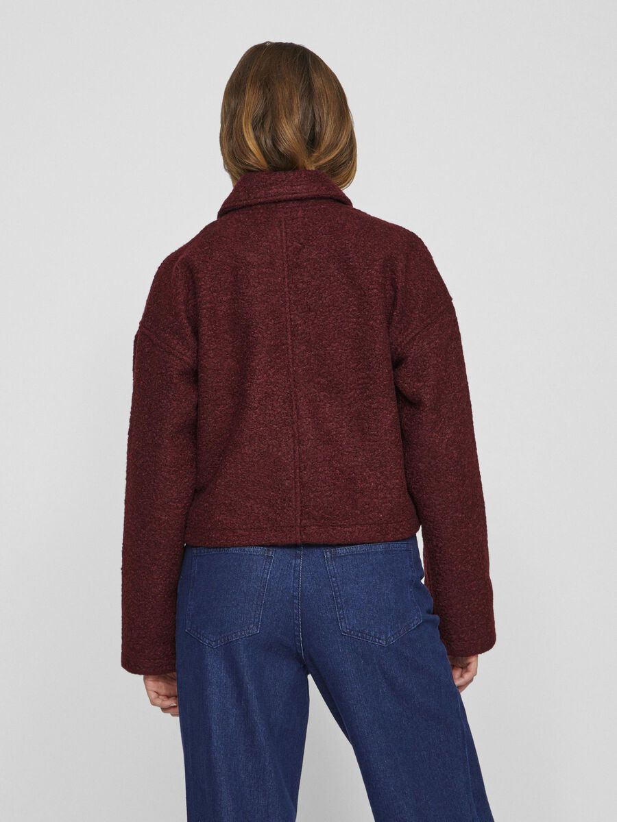 VILA ZIPPER JACKET, Cabernet, highres - 14102867_Cabernet_004.jpg