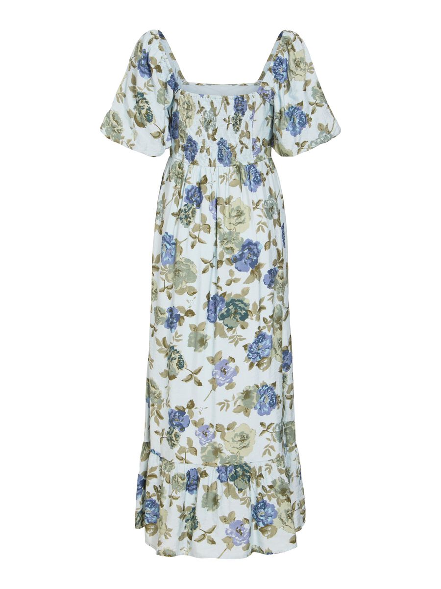 Carousel image - VIFLOLA MANICHE CORTE VESTITO LUNGO, Nantucket Breeze | 7