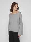 VILA PITKÄHIHAINEN NEULEPAITA, Light Grey Melange, highres - 14109848_LightGreyMelange_003.jpg