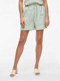 VILA MID WAIST SHORTS, Silt Green, highres - 14104794_SiltGreen_003.jpg