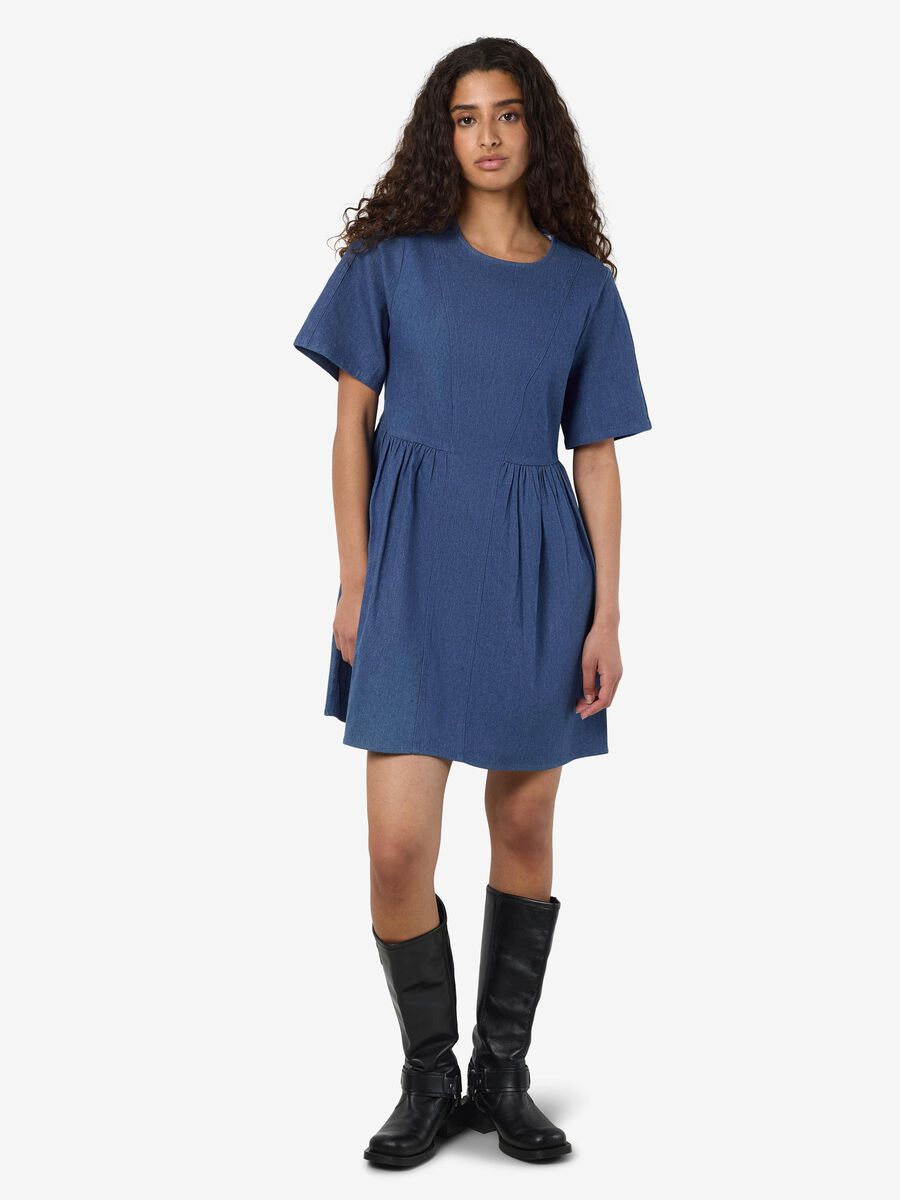 Noisy May DENIM MINI DRESS, Medium Blue Denim, highres - 27036703_MediumBlueDenim_004.jpg