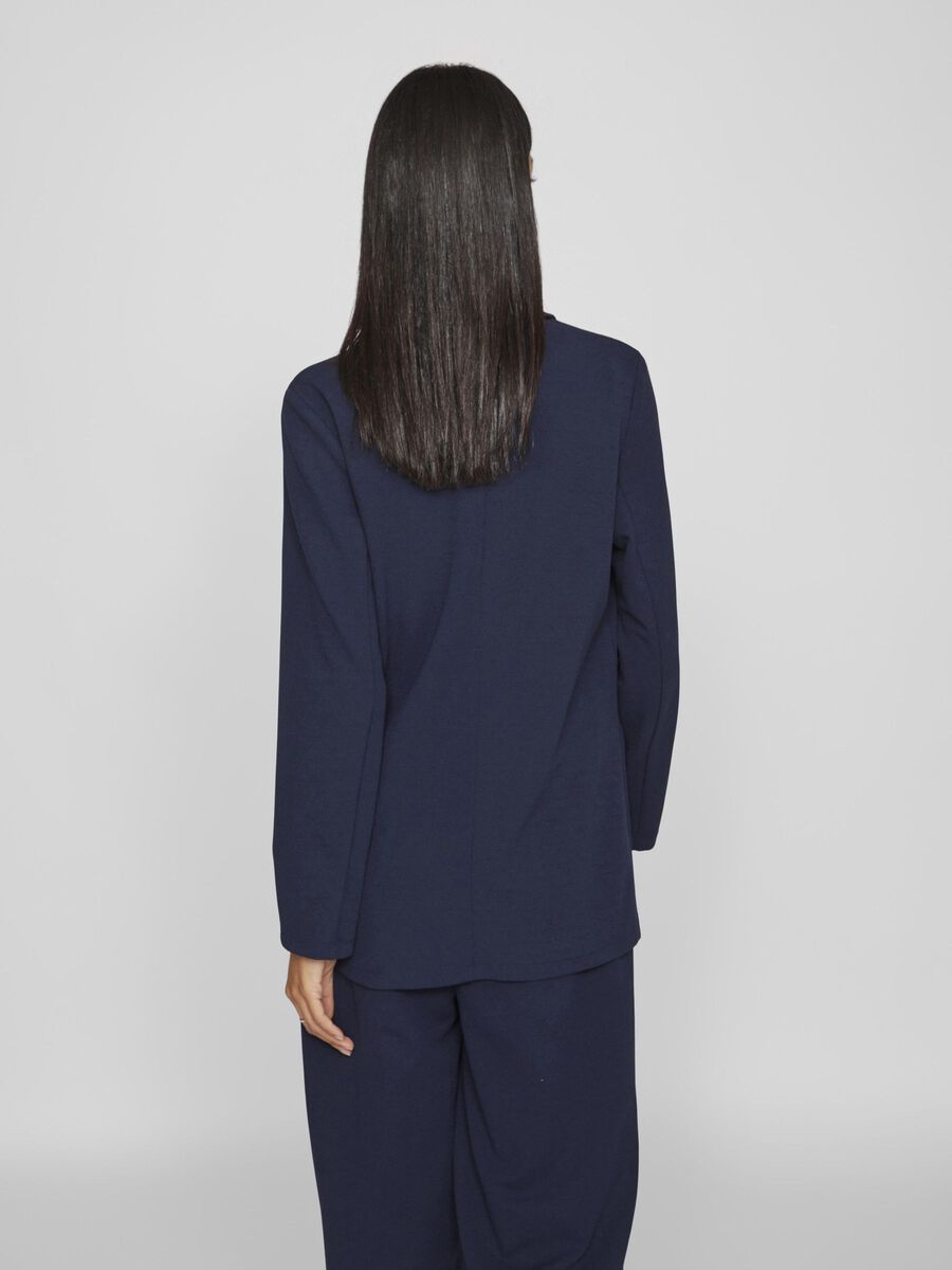 VILA ZWEIREIHIGER BLAZER, Navy Blazer, highres - 14105666_NavyBlazer_004.jpg