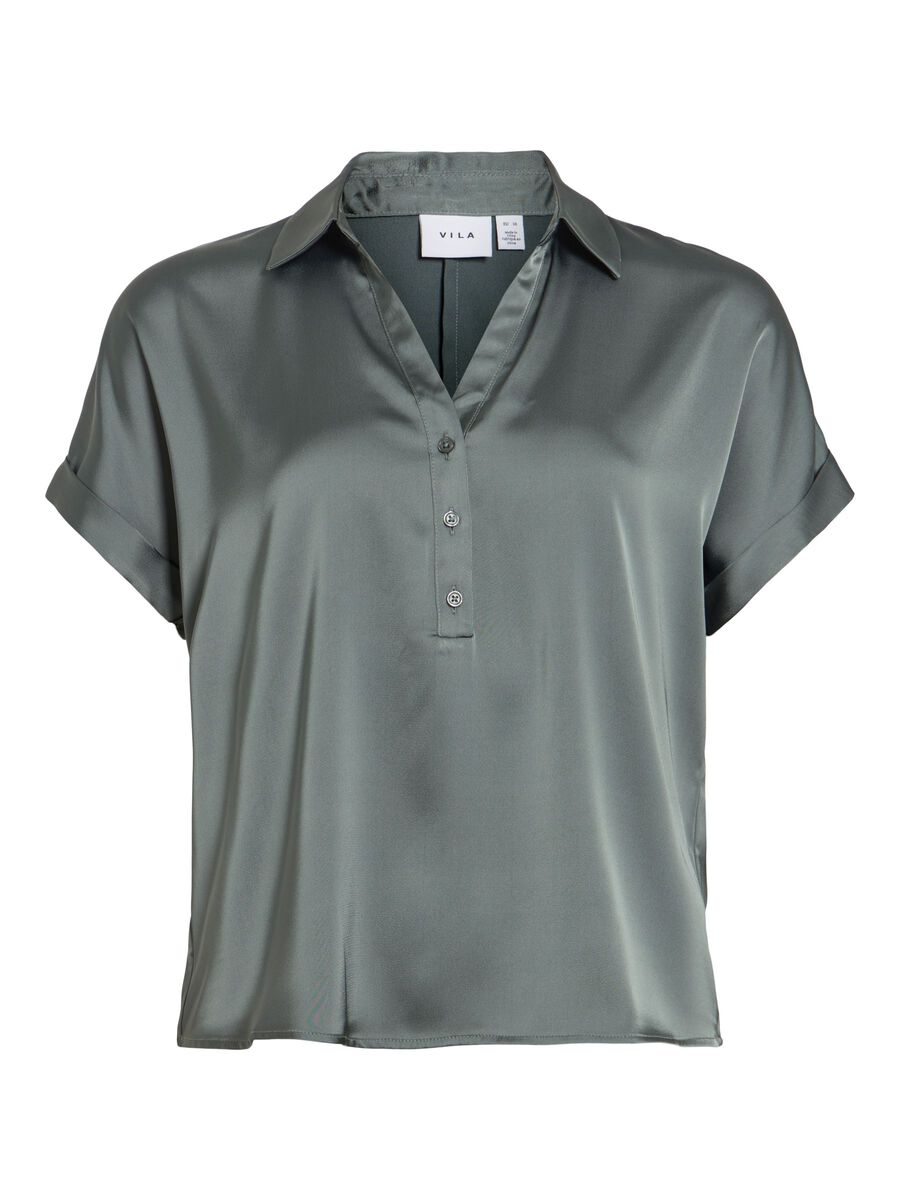 Carousel image - VIENNA SHORT SLEEVED SHIRT, Balsam Green | 5